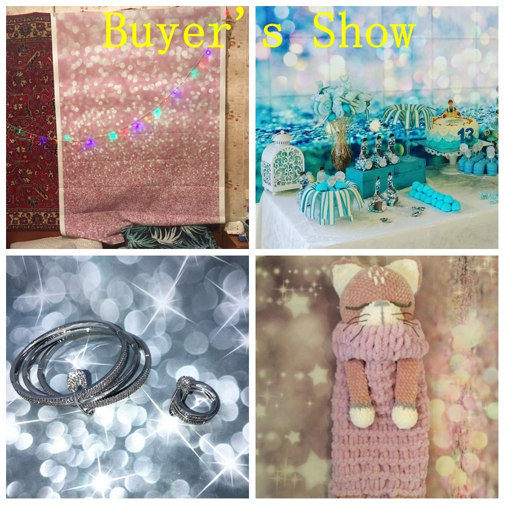 Laeacco-fondo fotográfico con diseño de lunares para estudio fotográfico, telón de fondo con diseño de amor para recién nacido, fiesta, Bokeh