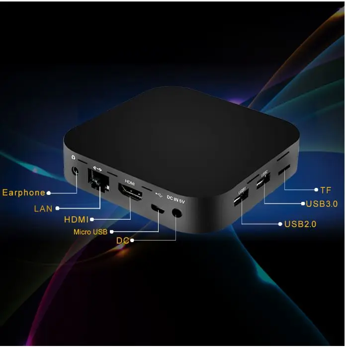 Popularne W8 pro intel tv box win10 Z8300 4 rdzenie 1.84GHz 64bit 2GB 32GB BT 4.0 TF karty 4K x 2K mini PC