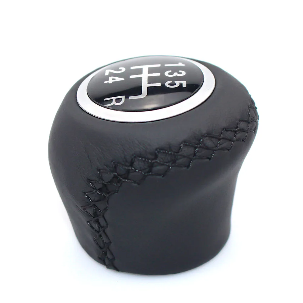 5 velocità 6 velocità pomello del cambio per auto Coveredr vera pelle per Fiat Grande PUNTO EVO FIAT PUNTO 2012 accessori per lo Styling dell\'auto