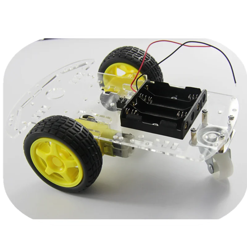 Nowy inteligentny podwozie robota samochodowego 2WD z silnikiem TT i enkoderem prędkości DIY RC Toy TT Motor Remote Control Toy DIY Set