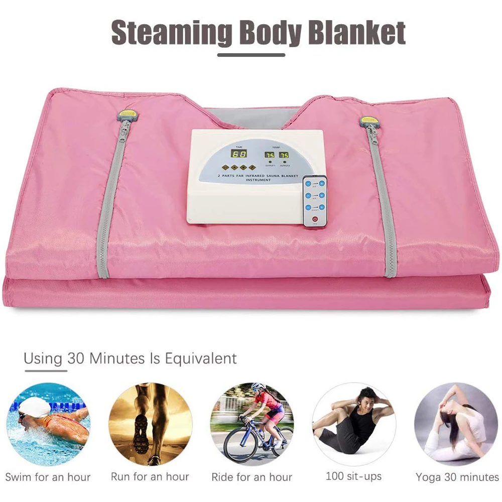 Sauna Blanket Digital Oxford Sauna Heating Blanket Sauna Machine Weight Loss Body Shaper Perspiration Exercise