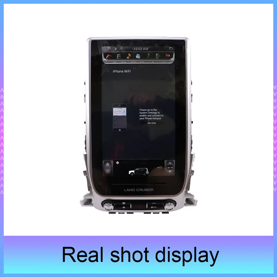 13.6'' Android 9.0 Car Navigation Radio Video Player For Toyota Land Cruiser Plus 2016-2018 Stereo Multimedia Player IPS Screen