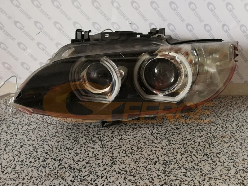 For BMW 3 Series E90 E91 E92 E93 M3 Coupe Cabriolet RF Remote Bluetooth APP DTM Style Multi Color RGB LED Angel Eyes Halo Rings