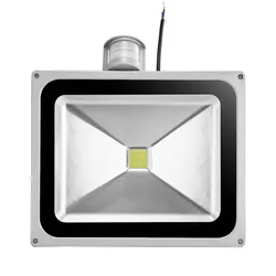 led flood light spotlight lamp 50W motion detective sensor 220V 10W20W 30W street lamp floodlight outside lights with PIR sensor