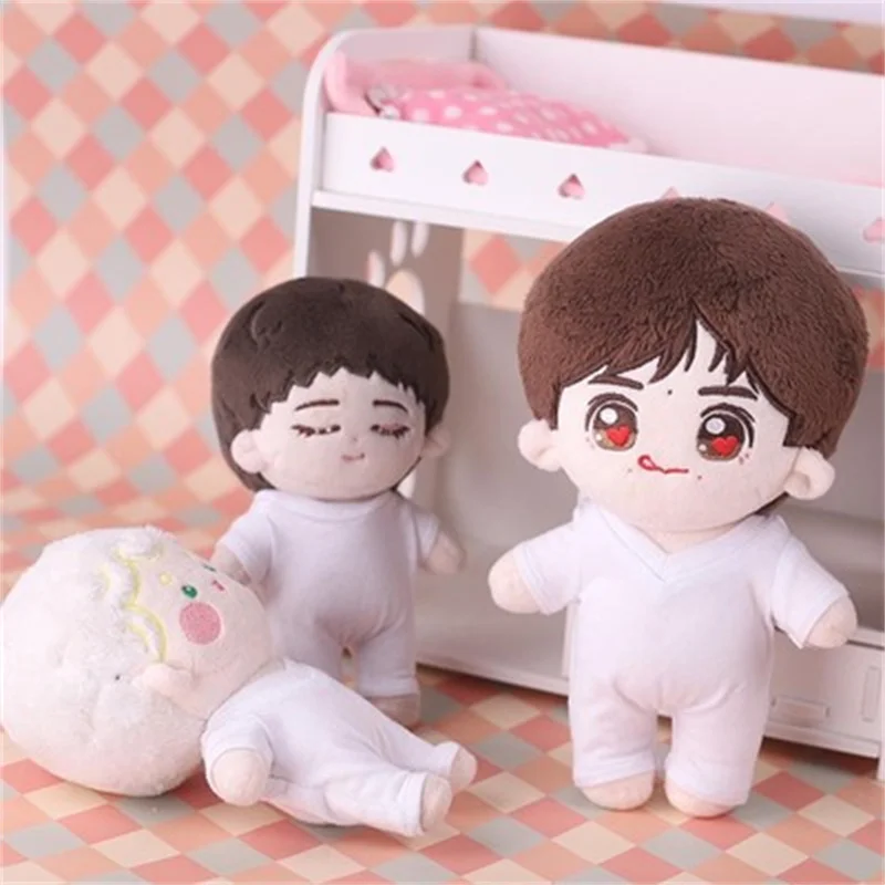 

One-Piece Suit 20cm Plush Doll Clothes The Same Jumpsuit as the Star 20cm Doll V-Neck Round neck Base Clothes