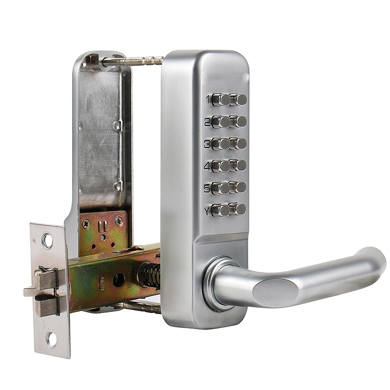 Handle Lock Combination Door Lock Code lock Mechanical Waterproof Lock Golden Lock Bolt LockKeyboard