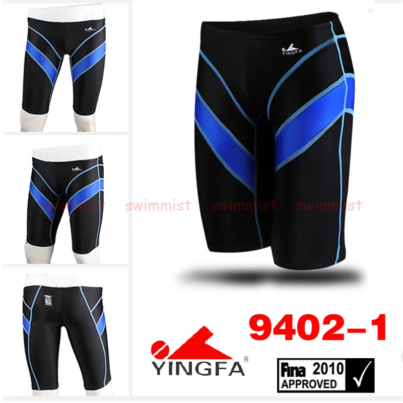 [FINA APPROVED] NWT YINGFA MEN'S BOYS‘S 9402 COMPETITION TRAINING RACING JAMMERS PROFESSIONAL SWIMMING TRUNKS ALL SIZE