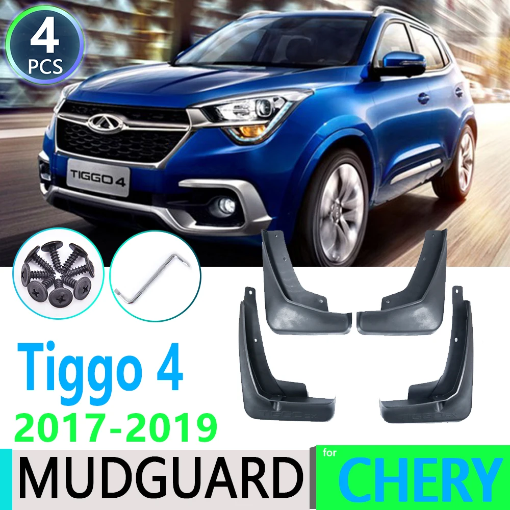 for Chery Tiggo 4 Tiggo4 5X 2017 2018 2019 4 PCS  Car Fender Mudguard Mud Flaps Guard Splash Flap Mudguards Car Accessories