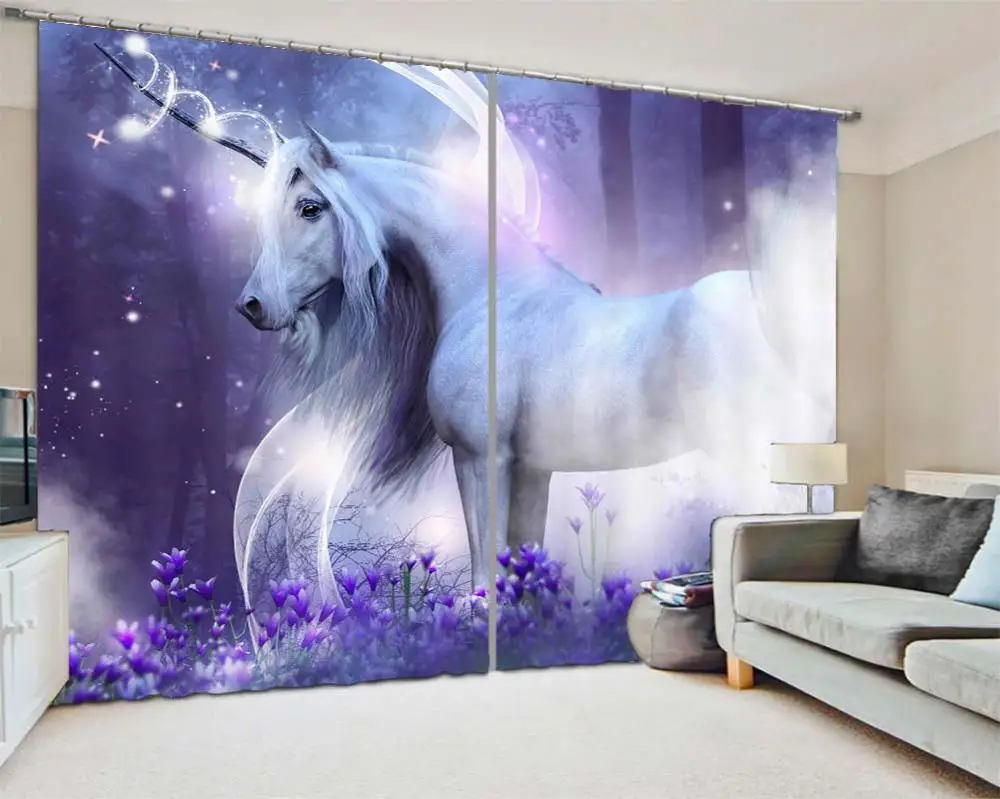 thermal blackout curtains window curtains animal hermal curtains drapes Any room decoration 3D curtain