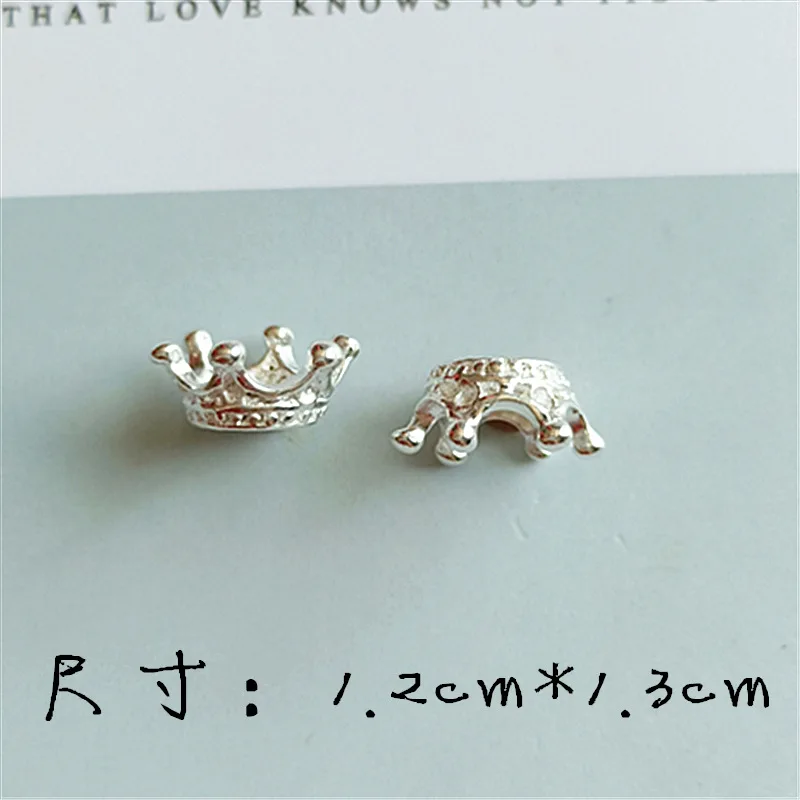 90pcs/lot 3D crown Charm  Pendants Hair Accessories Clothing Accessories alloy fittings  DIY accessories