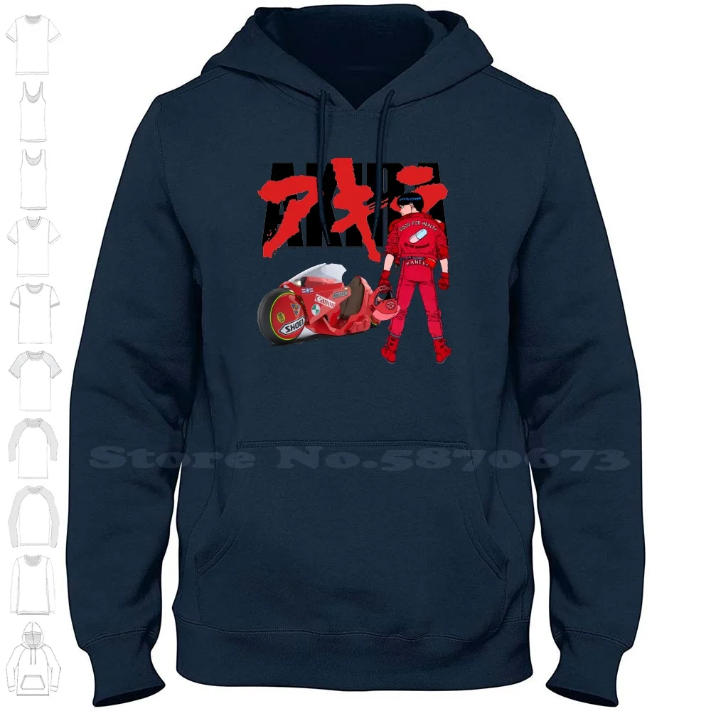 Akira Long Sleeve Hoodie Sweatshirt Get Tags Akira Anime Manga Japan Kaneda Tetsuo Japanese Psychic Samurai Tokyo Akira