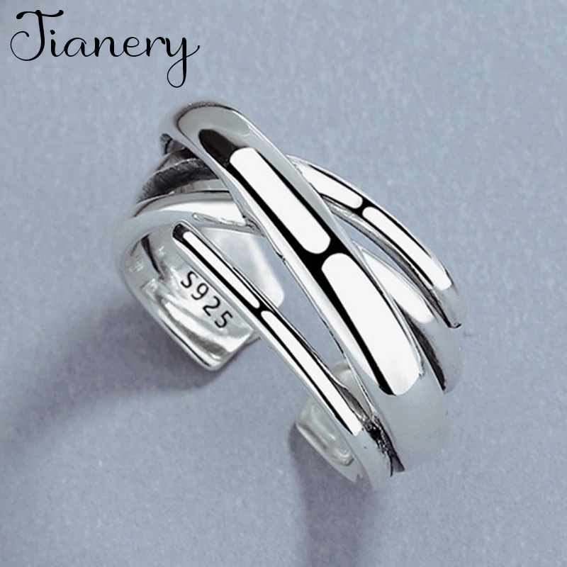 Charm Irregular Chains Finger Ring For Women Men Vintage Boho Knuckle Party Rings Punk Cocktail Jewelry Girls Gift