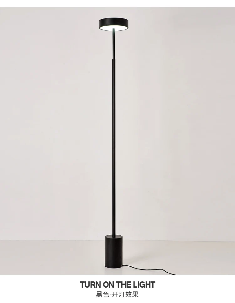 LED-Designer-Stehlampe Indoor minimalist ische hohe LED-Stehlampe für Wohnzimmer Schlafzimmer nordische Dekoration zu Hause Boden Lese lampe – Detail 10
