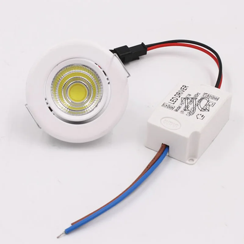 Mini foro tagliato dimmerabile del Downlight della pannocchia del LED sotto la luce del punto 3W del gabinetto per il soffitto dell\'esposizione dei