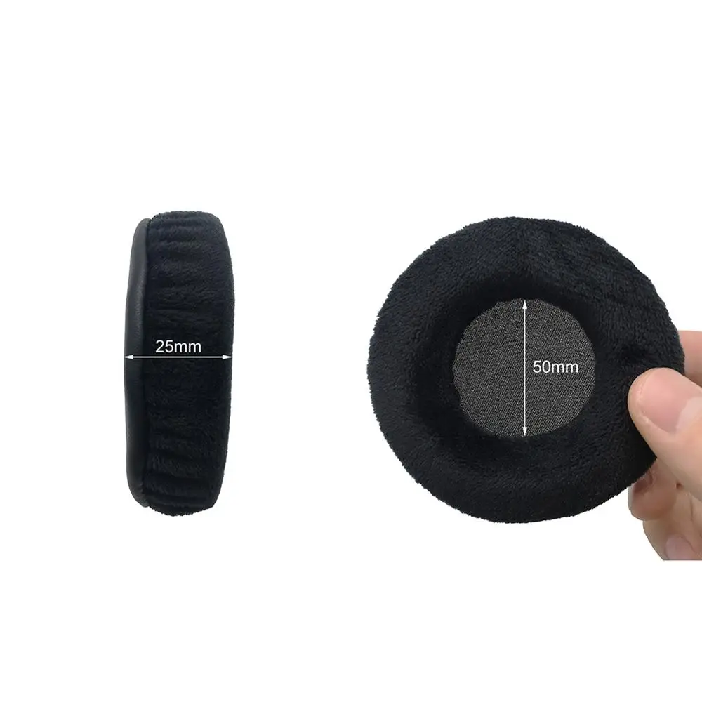 KQTFT 1 Pair of Velvet Replacement Ear Pads for Kuba Audio Disco Classic Headset EarPads Earmuff Cover Cushion Cups