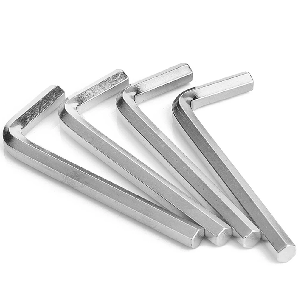 Hexagon Wrench 1pcs L Shaped Hex Hexagon Key Allen Wrench 0.9mm 1.5mm 2mm 2.5mm 3mm 4mm 5mm 6mm 8mm Carbon Steel Allen Key M2 M4