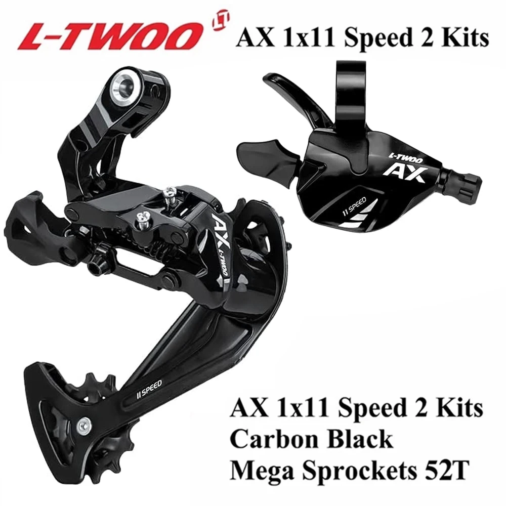 LTWOO MTB Bicycle 11 Speed Groupset 1X11 Shifter Trigger Rear Derailleur 11V 52T Cassette 11V Chain Current K7 Flywheel Sprocket