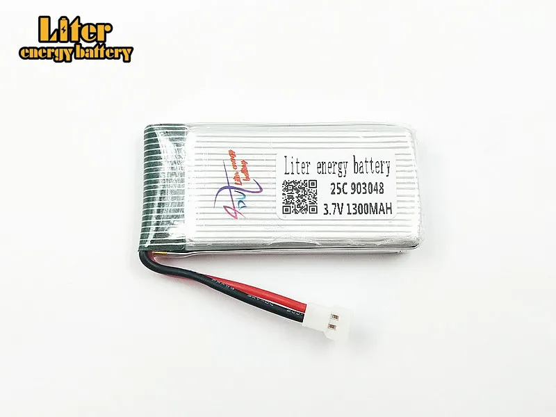 3.7V 1300mAh 25c lithium polymer battery  X5SW X5SC four axis remote control aircraft Lipo battery 903048 XHplug