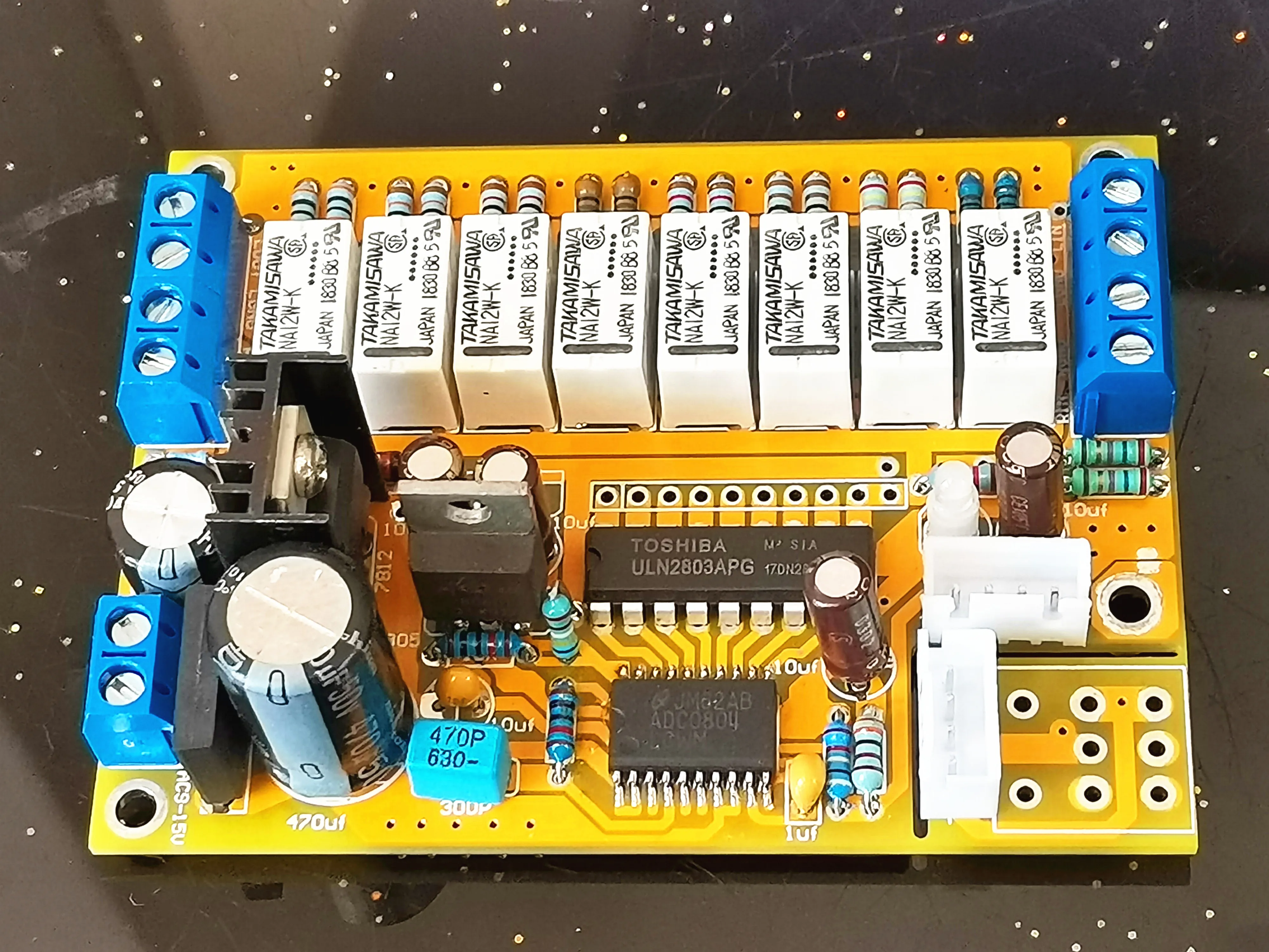 Placa de control de volumen de relé HIFI, potenciómetro de volumen alps actualizado