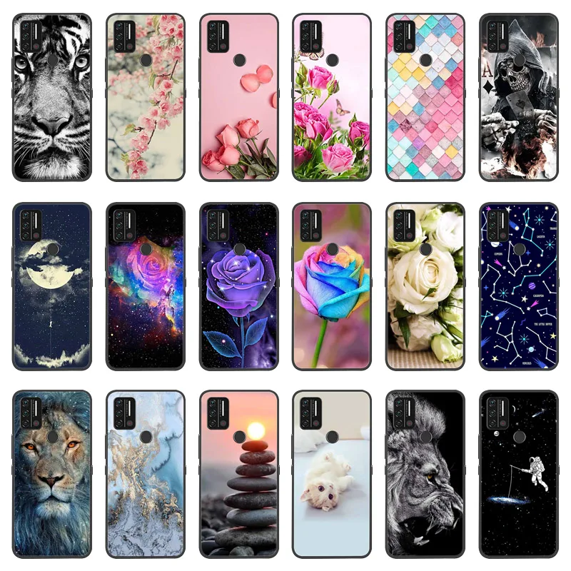 For UMIDIGI A9 Case Shockproof Soft silicone TPU Back Cover For UMIDIGI A9 Pro Phone Cases for Umidigi A7S A7 Pro Cute Cartoon