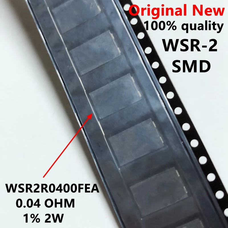 

(10 Pieces)100% quality DALE WSR-2 0.04OHM 0.04R 1% 2W 4527 WSR2R0400FEA Current Sense Resistors - SMD Package