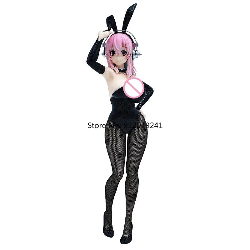 

28cm Original Super Sonico Animation action Figure Model Rabbit Bunny Girls Ver BiCute Bunnies Figure Brinquedos figurals gift