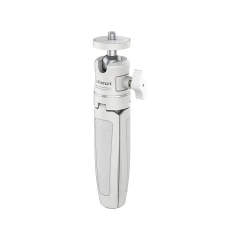 Ulanzi MT-08 Mini Tripod White Color Foldable Tripod Monopod  Mount 1/4'' Tripod Universal for DSLR Android iPhone Smartphone