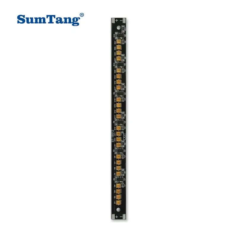 Sumtang High Quality 130-480mW 12V 24V UV Light Strip 265nm-285nm 8W 18W 24W UVC LED Stick Module for Disinfection Equipments