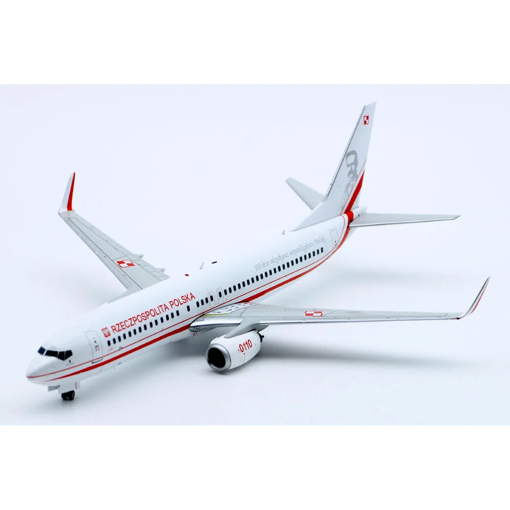 1:200 Alloy Collectible Plane Gift JC Wings LH2245 RZECZPOSPOLITA POLSKA Boeing B737-800 Diecast Aircraft Model 0110 With Stand