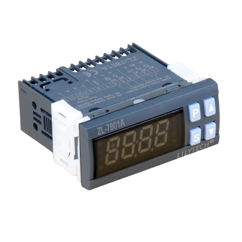 ZL-7801A, 100-240Vac, Two 16A outputs Temperature Humidity Controller, Thermostat Hygrostat, With timer outputs for egg tray