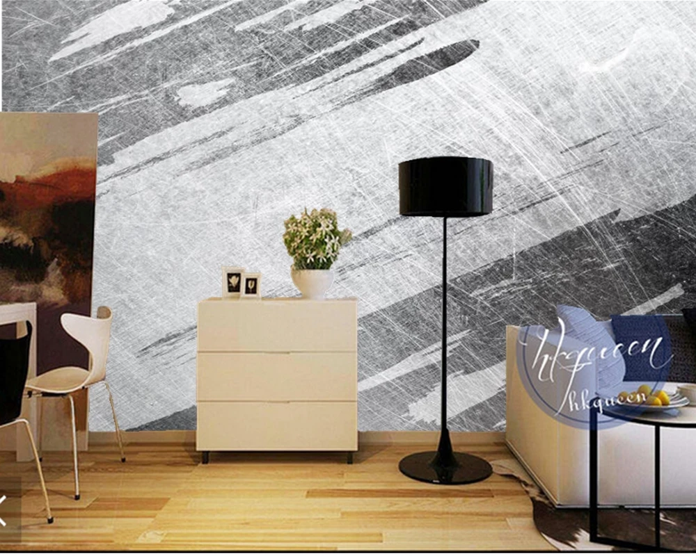 

Abstract black and white drawing retro geometric pattern 3d wallpaper papel de parede,living room TV sofa wall bedroom bar mural