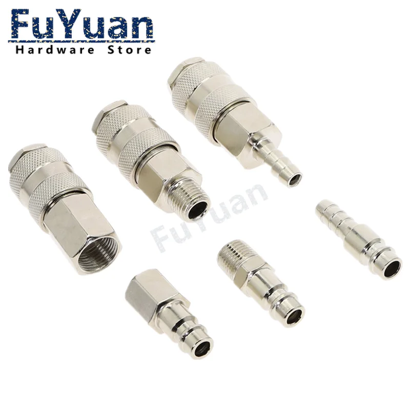 Pneumatic fitting EU type Quick push in connector High pressure coupler work on Air compressor High-quality European standards