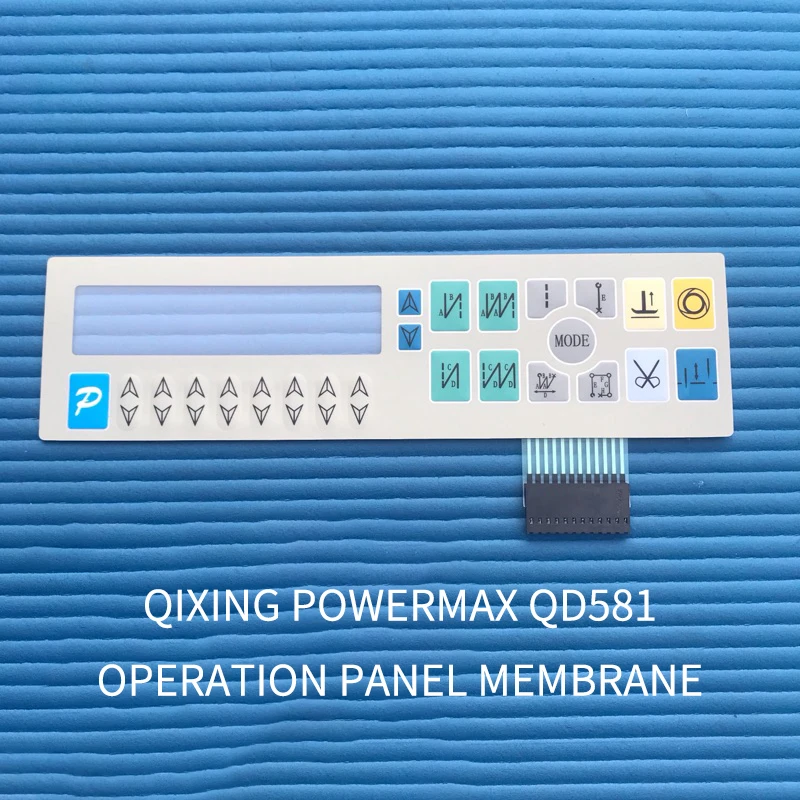 10pcs QIXING POWERMAX QD681 Operation Panel Sheet Board Membrane ZOJE JACK BRUCE Keypad Switch Paper Sticker Sewing Machine Part