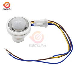 AC 85V-265V LED PIR Infrared Detector IR Infrared Motion Sensor Switch Adjustable Time Delay Switch for Home Lighting Induction