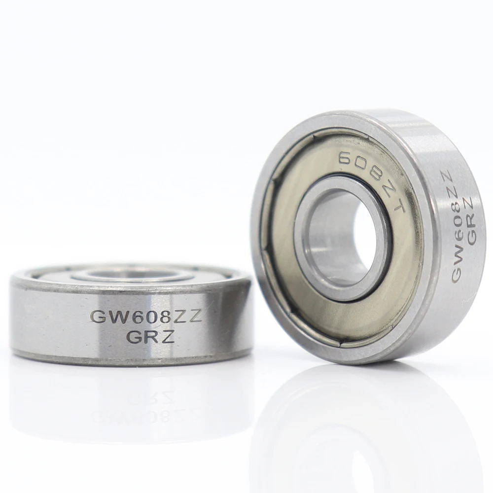 608ZZ High Temperature Bearing 8*22*7 mm ( 2 PCS ) 500 Degrees Celsius Full Ball Bearing