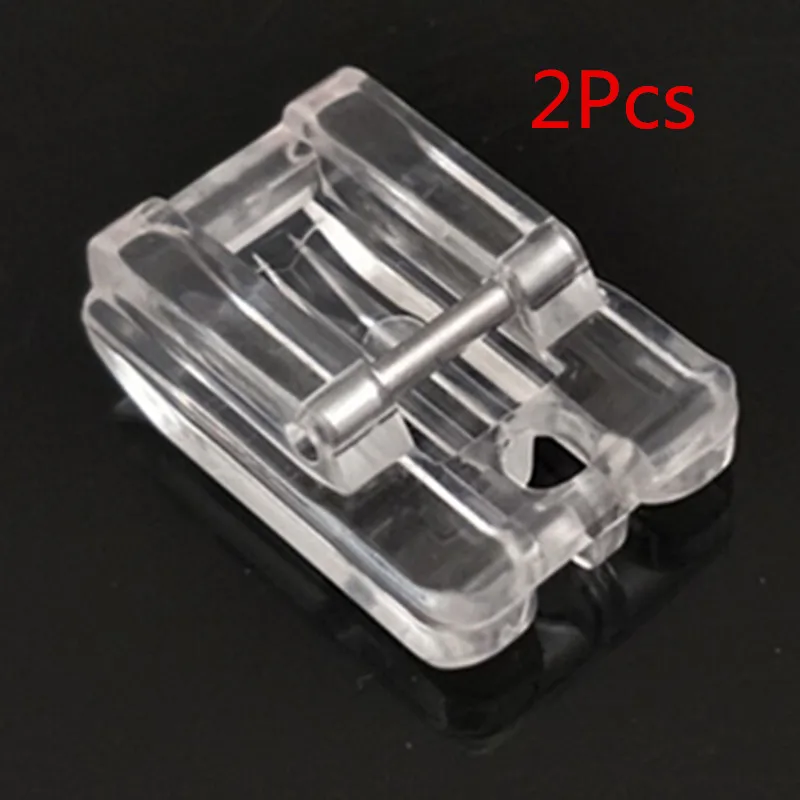 2Pcs Plastic Invisible Zipper Presser Foot Fit For Singer Brother janome toyota Domestic Sewing Machines Parts 5BB5246