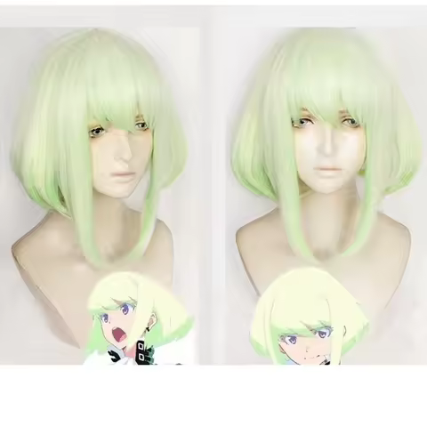 Anime PROMARE LIO FOTIA Wig Cosplay Adult Women Girl Heat Resistant Hair Cosplay Costume Wigs + Free Wig Cap