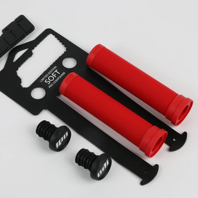 ODI MTB Handlebar Grips Bicycle Silica Gel Handlebar Grip Soft Non slip Shock absorbing Handle Cover XC AM Downhill Folding Bike AliExpress