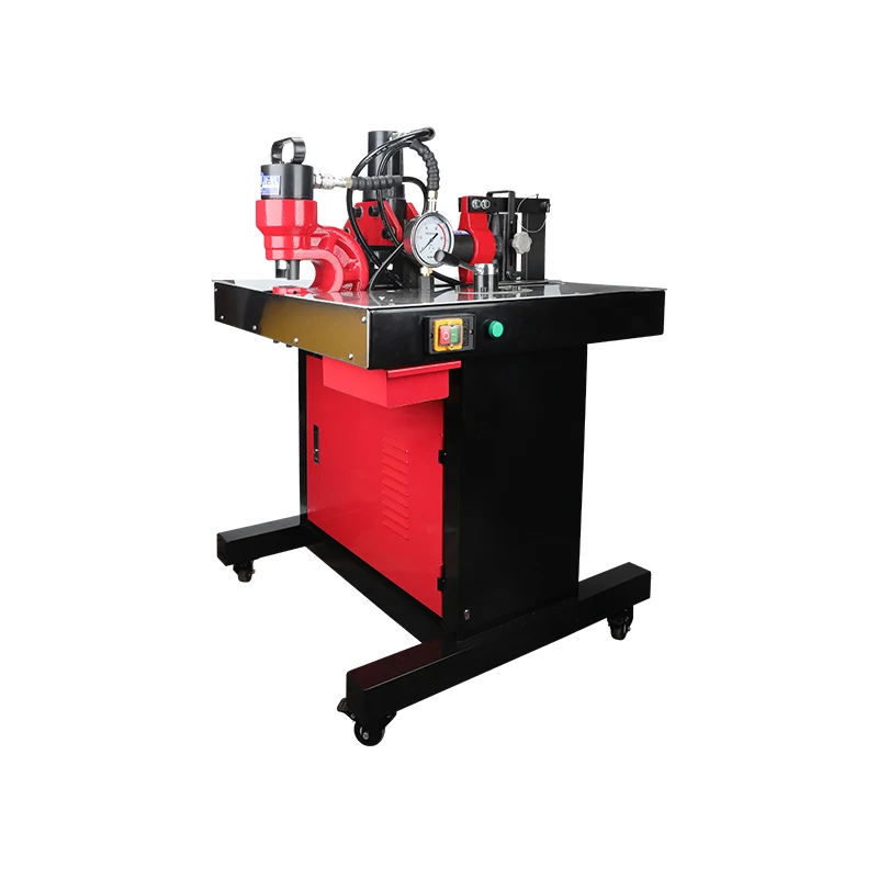 

220v copper plate steel Hydraulic puncher cutting bending machine with punch round dies 15mm 17mm 21mm and OVAL 8mm puncher dies