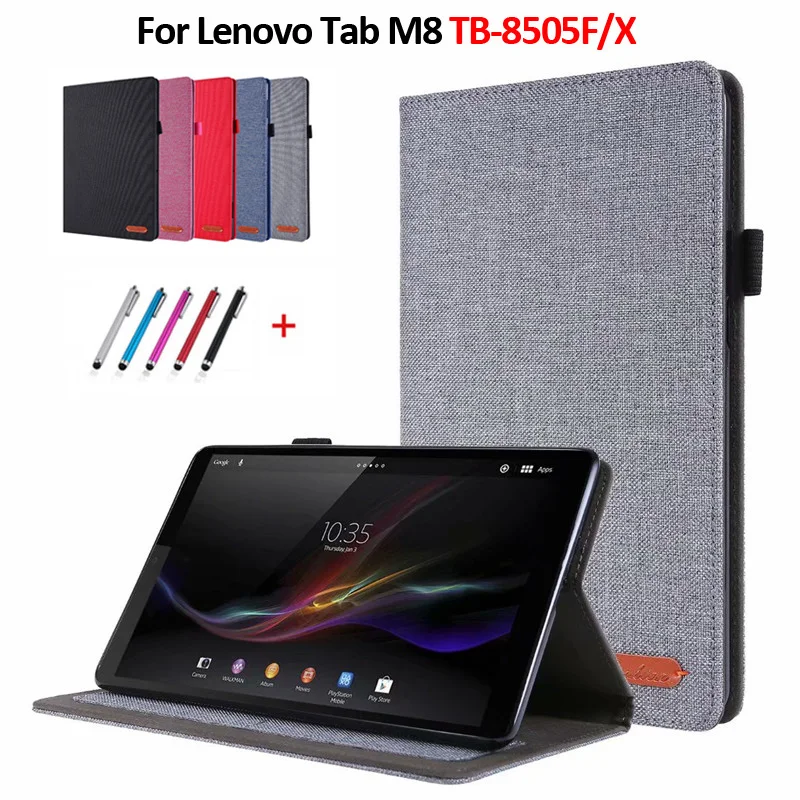 For Lenovo Tab M8 Case Funda Cowboy Flip Stand Cover For Lenovo Tab M8 TB-8505F TB-8505X TB-8505I 8.0 inch Tablet Case Etui