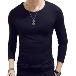 65% Dropshipping!Fashion Men's T-shirt Casual O-neck Long Sleeve Slim Outdoor Sports Top