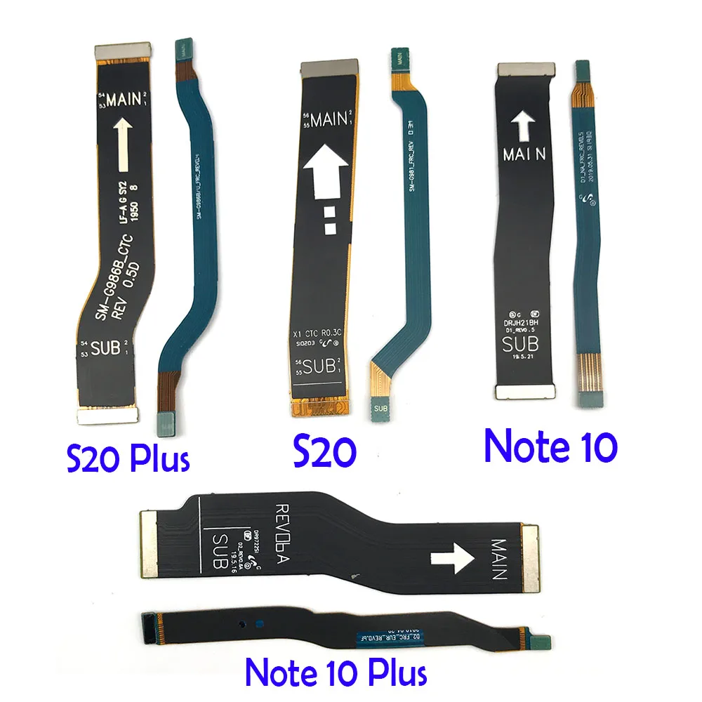 New For Samsung Note 10 Lite Note 20 S10 Plus 5G S20 Fe Ultra Main FPC LCD Display Connect Mainboard Flex Cable Ribbon