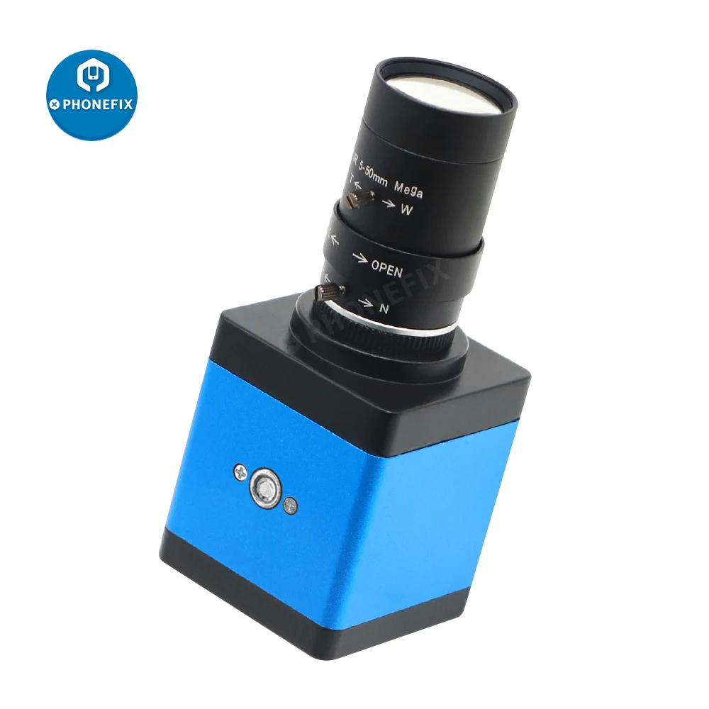 Imagem -04 - Câmeras Industriais da Visão da Máquina de Hdmi Vga Webcam de Alta Velocidade com c Cs-lente Manual do Cctv do Zumbido da Montagem para o Ensino Que Flui ao Vivo