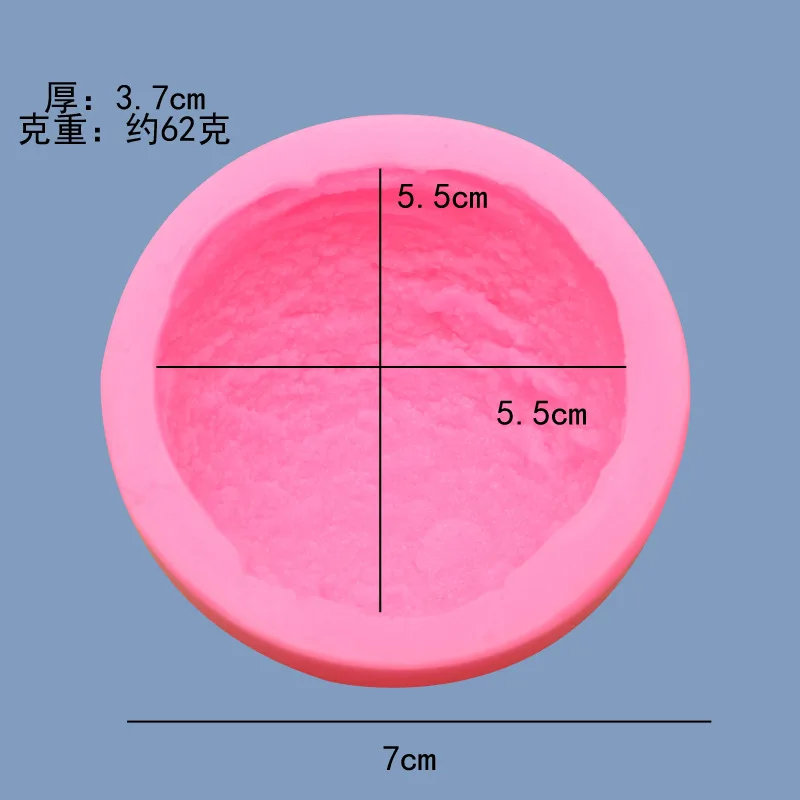 Silicone Mold Ice Cream Ball Cake Candle Making Soap Mold Fudge DIY Decoration Plaster Aromatherapy Ornaments Mould
