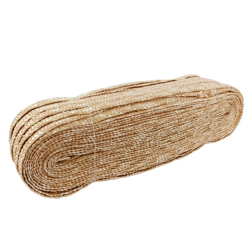 50M Natural Wheat Straw Weaving Rattan Home DIY Handmade Weaving Crafts Decoration Knit And Repair Chair Table Basket Tool