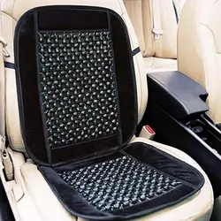 Coprisedile per auto coprisedile in velluto di peluche con perline di legno di lusso coprisedile per auto fresco con massaggio Ultra confortevole di qualità Premium