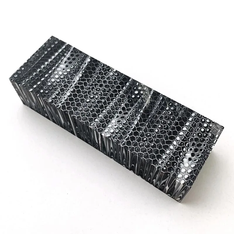 C-Tek For DIY Knife handle material plate Resin material Snake grain Honeycomb pattern EDC Knife Handle Material