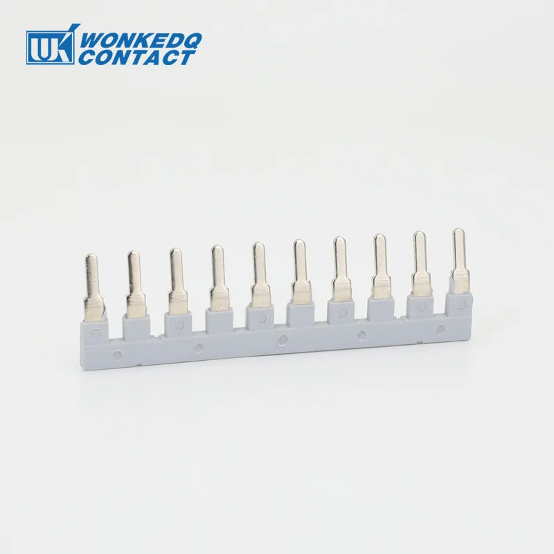 EB10-5/6/8/10 Wiring Jumpers For UK UKK/MBKKB /DIKD 1.5 Connector DIN Rail UK Terminal Block Accessories Insertion Bridge EB 10