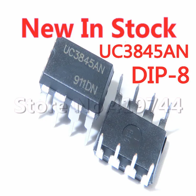 5PCS/LOT UC3845 UC3845AN UC3845A DIP-8 High-performance current pulse width adjustment In Stock NEW original IC