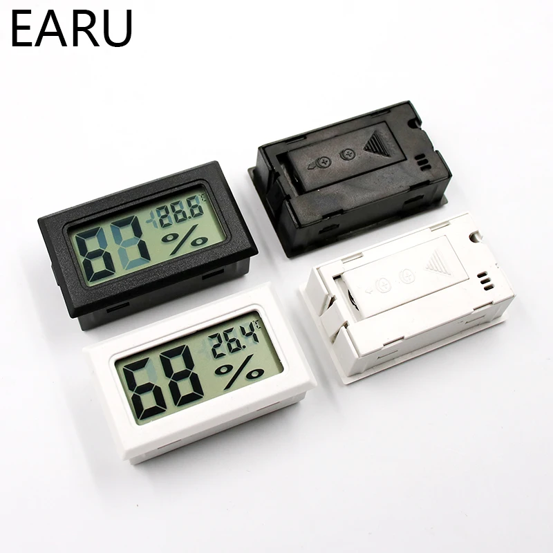 Mini digital termômetro higrômetro termostato temperatura interior conveniente sensor de temperatura medidor de umidade instrumentos